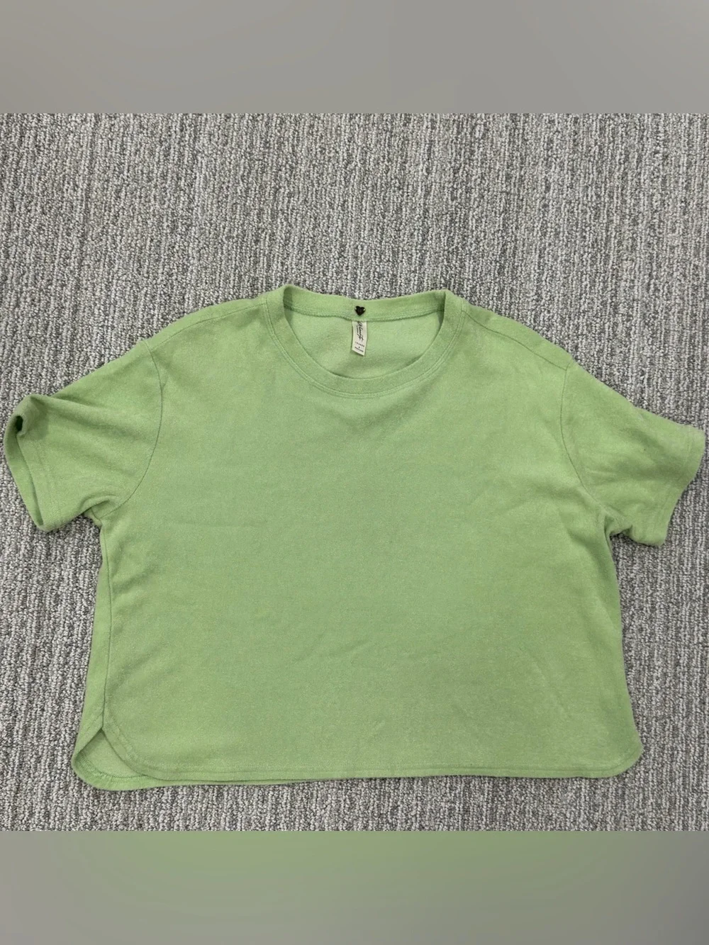 Green Crop Top